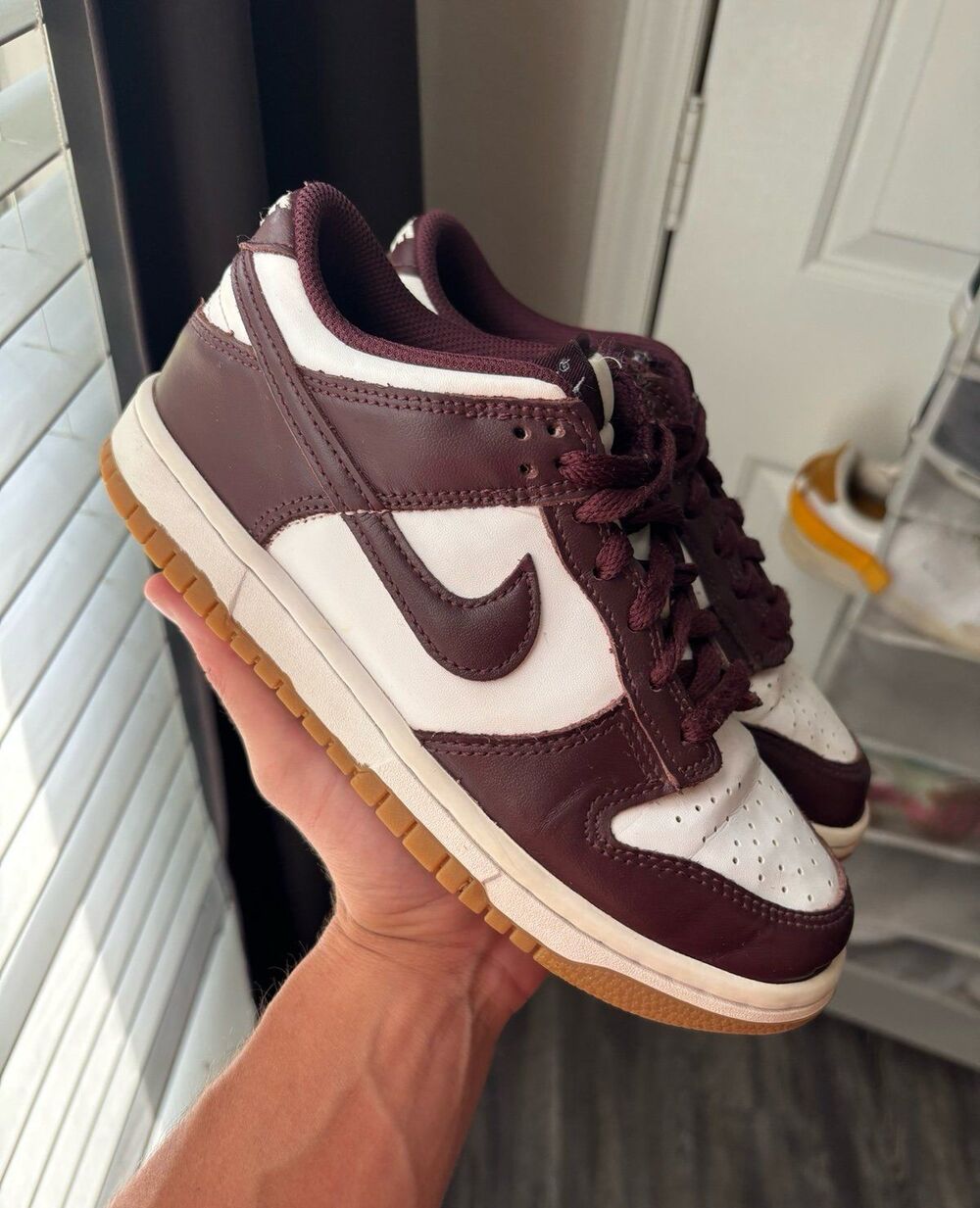 Nike Dunk Low Burgundy Crush Gum Size Women’s 6.5